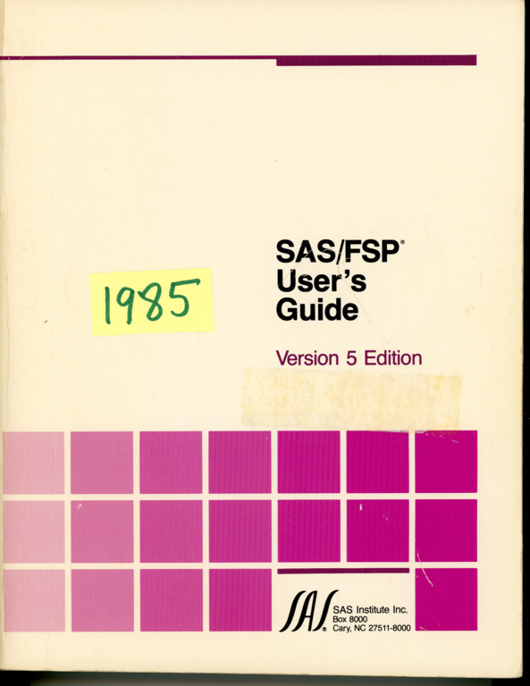 1985 SAS book