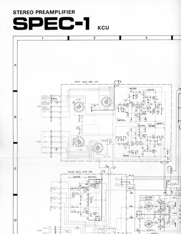 SPEC-1 pre-amp