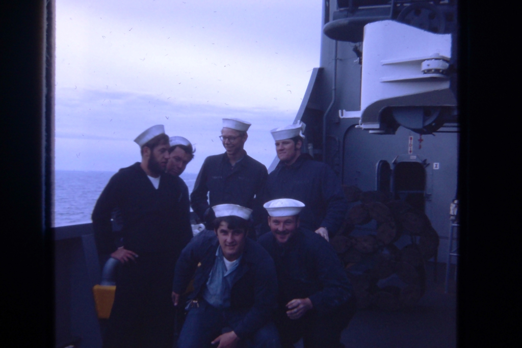 1970 foto aboard USS Butte